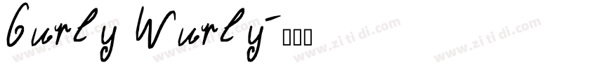 Curly Wurly字体转换